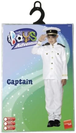 Kapitein Kostuum Jongens Wit -Halloween-Kostuums kapitein kostuum jongens wit 1