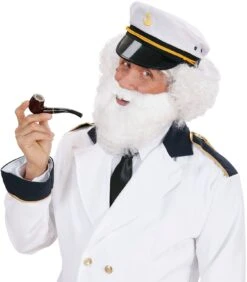 Kerstman Baard Met Snor Wit -Halloween-Kostuums kerstman baard met snor wit 2