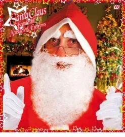 Kerstman Baard, Snor En Wenkbrauwen Wit -Halloween-Kostuums kerstman baard snor en wenkbrauwen wit 2