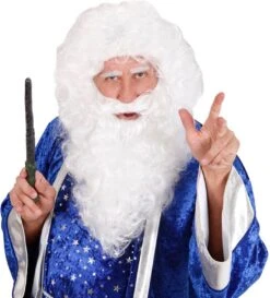 Kerstman Baard Wit -Halloween-Kostuums kerstman baard wit 3
