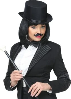 Kleine Snor Zwart Heren -Halloween-Kostuums kleine snor zwart heren 3