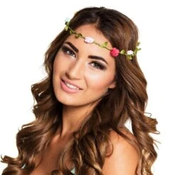 Kleurige Bloemenkrans Hoofdband