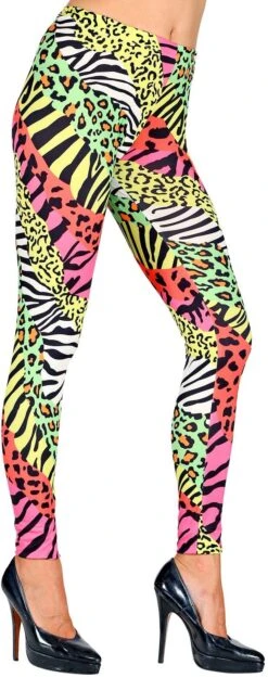 Kleurrijke 80s Legging -Halloween-Kostuums kleurrijke 80s legging 3