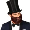 Korte Baard Met Snor Bruin -Halloween-Kostuums korte baard met snor bruin 0