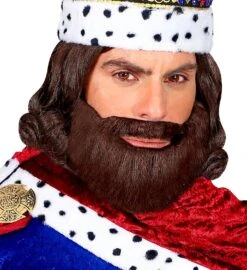 Korte Baard Met Snor Bruin -Halloween-Kostuums korte baard met snor bruin 4