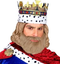 Korte Baard Met Snor Grijs -Halloween-Kostuums korte baard met snor grijs 2