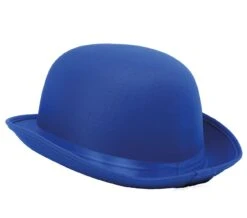 Luxe Bolhoed Carnaval Blauw -Halloween-Kostuums luxe bolhoed carnaval blauw 2