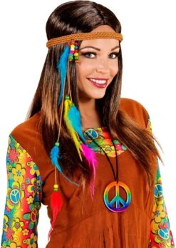 Luxe Hippie Hoofdband -Halloween-Kostuums luxe hippie hoofdband 1