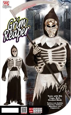 Magere Hein Kostuum Kind -Halloween-Kostuums magere hein kostuum kind 3