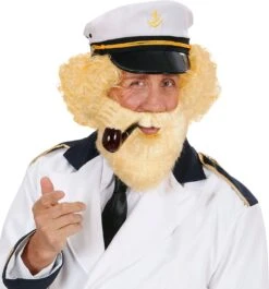 Matrozen Baard Met Snor Blond -Halloween-Kostuums matrozen baard met snor blond 2