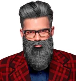 Matrozen Baard Met Snor Grijs -Halloween-Kostuums matrozen baard met snor grijs 5