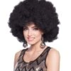 Molly Disco Afropruik Zwart XL 1 Molly Disco Afropruik Zwart XL -Halloween-Kostuums molly disco afropruik zwart xl 0