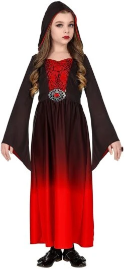 Mysterieus Meisje Jurk Rood -Halloween-Kostuums mysterieus meisje jurk rood 1