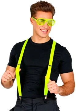 Neon Bretels Geel -Halloween-Kostuums neon bretels geel 4