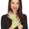 Neon Groene Vingerloze Handschoenen -Halloween-Kostuums neon groene vingerloze handschoenen 0
