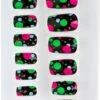 Neon Nagels Gestipt -Halloween-Kostuums neon nagels gestipt 0