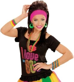 Neon Parelkettingen 4 Kleuren -Halloween-Kostuums neon parelkettingen 4 kleuren 3