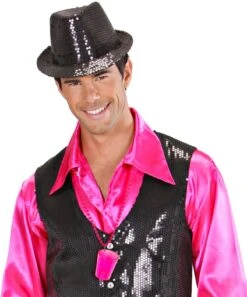 Neon Roze Ketting Met Shotglaasje -Halloween-Kostuums neon roze ketting met shotglaasje 3