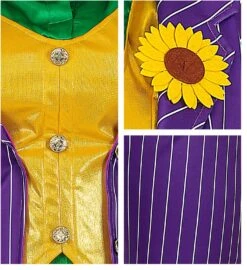 Paars Joker Pak Vrouwen -Halloween-Kostuums paars joker pak vrouwen 5