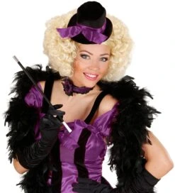 Paarse Fluwelen Choker Met Bloem -Halloween-Kostuums paarse fluwelen choker met bloem 1