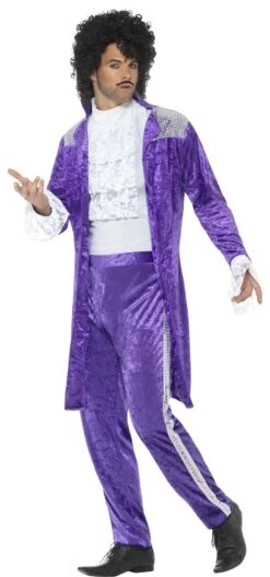 Paarse Muzikant Outfit -Halloween-Kostuums paarse muzikant outfit 2