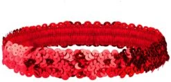 Pailletten Hoofdband Rood -Halloween-Kostuums pailletten hoofdband rood 2