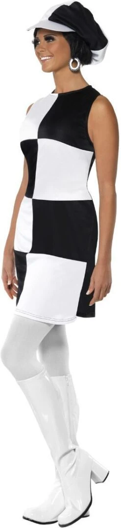 Party Pakje 60s Dames Zwart Wit -Halloween-Kostuums party pakje 60s dames zwart wit 2