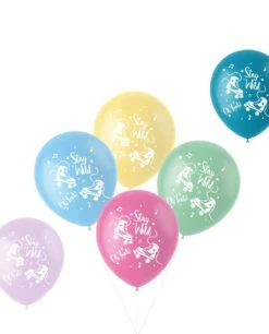 Pastel Stay Wild Skate Ballonnen 6 Stuks