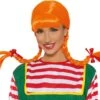 Pippi Langkous Pruik Met Vlechten -Halloween-Kostuums pippi langkous pruik met vlechten 0