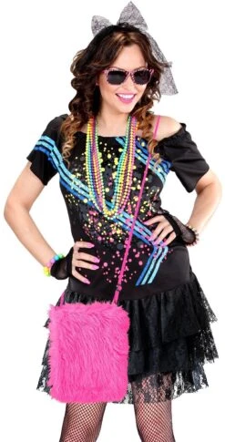 Pluche Carnaval Schoudertas Roze -Halloween-Kostuums plushe carnaval schoudertas roze 1