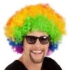 Regenboog Afro Pruik -Halloween-Kostuums regenboog afro pruik 0