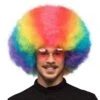 Regenboog Afro Pruik Groot -Halloween-Kostuums regenboog afro pruik groot 0