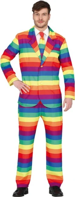 Regenboogpak Outfit Heren