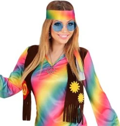 Retro Hippie Bril Blauw