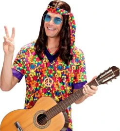 Retro Hippie Bril Blauw -Halloween-Kostuums retro hippie bril blauw 2