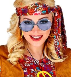 Retro Hippie Bril Blauw -Halloween-Kostuums retro hippie bril blauw 4