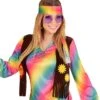 Retro Hippie Bril Paars