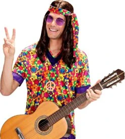 Retro Hippie Bril Paars -Halloween-Kostuums retro hippie bril paars 2