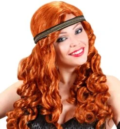 Retro Hoofdband Zwart Goud -Halloween-Kostuums retro hoofdband zwart goud 2