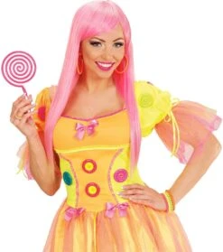 Ring Oorbellen Neon Oranje -Halloween-Kostuums ring oorbellen neon oranje 2