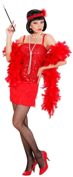 Roaring Twenties Jurk Rood -Halloween-Kostuums roaring twenties jurk rood 1