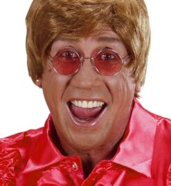 Rode 70s Bril -Halloween-Kostuums rode 70s bril 2