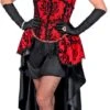 Rode Burlesque Jurk Dames -Halloween-Kostuums rode burlesque jurk dames 0