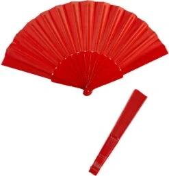 Rode Stoffen Waaier
