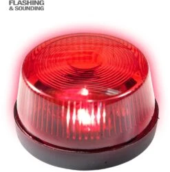 Rood Sirenelicht Met Geluid