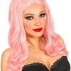 Roxy Pruik Zacht Roze -Halloween-Kostuums roxy pruik zacht roze 0
