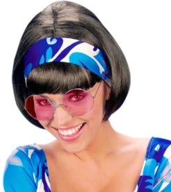 Roze 70s Bril -Halloween-Kostuums roze 70s bril 3