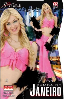 Samba Kleding Roze -Halloween-Kostuums samba kleding roze 2