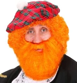 Schotse Baard Met Snor Oranje -Halloween-Kostuums schotse baard met snor oranje 3