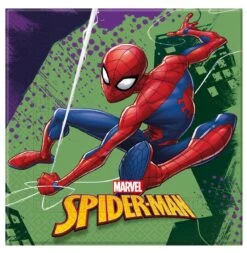 Servetten Spiderman Team Feestje 20 Stuks